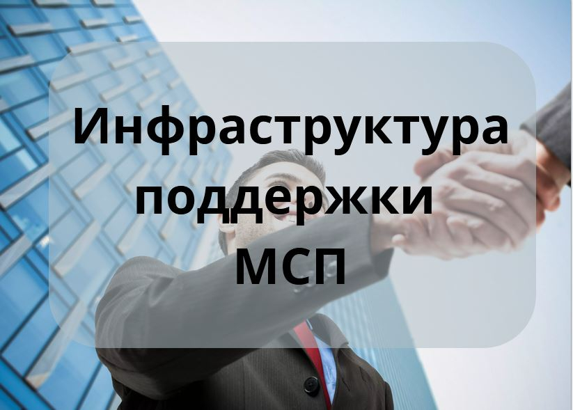 Инфраструктура поддержки субъектов МСП.